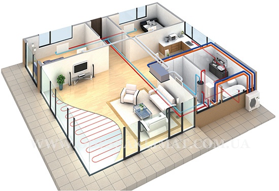 Mitsubishi Electric тепловой насос схема подключения