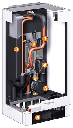 Viessmann Vitocal схема внутреннего блока