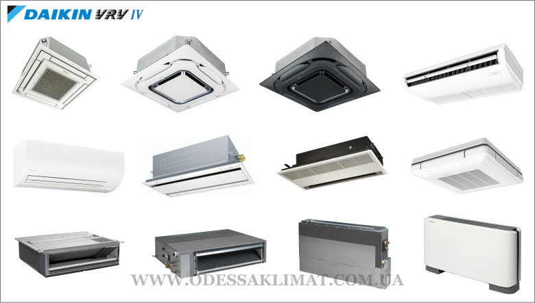 Daikin VRV 4 совместимость внутренних блоков Daikin VRV 4 совместимость внутренних блоков