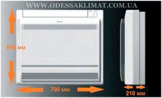 Daikin FVXM-F размеры